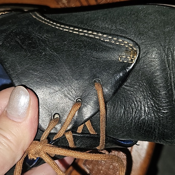 John Fluevog Radio CBC Derby Leather Shoes - Picture 8 of 12